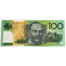 AUSTRALIA 1998 . ONE HUNDRED 100 DOLLARS BANKNOTE . EVANS/MacFARLANE